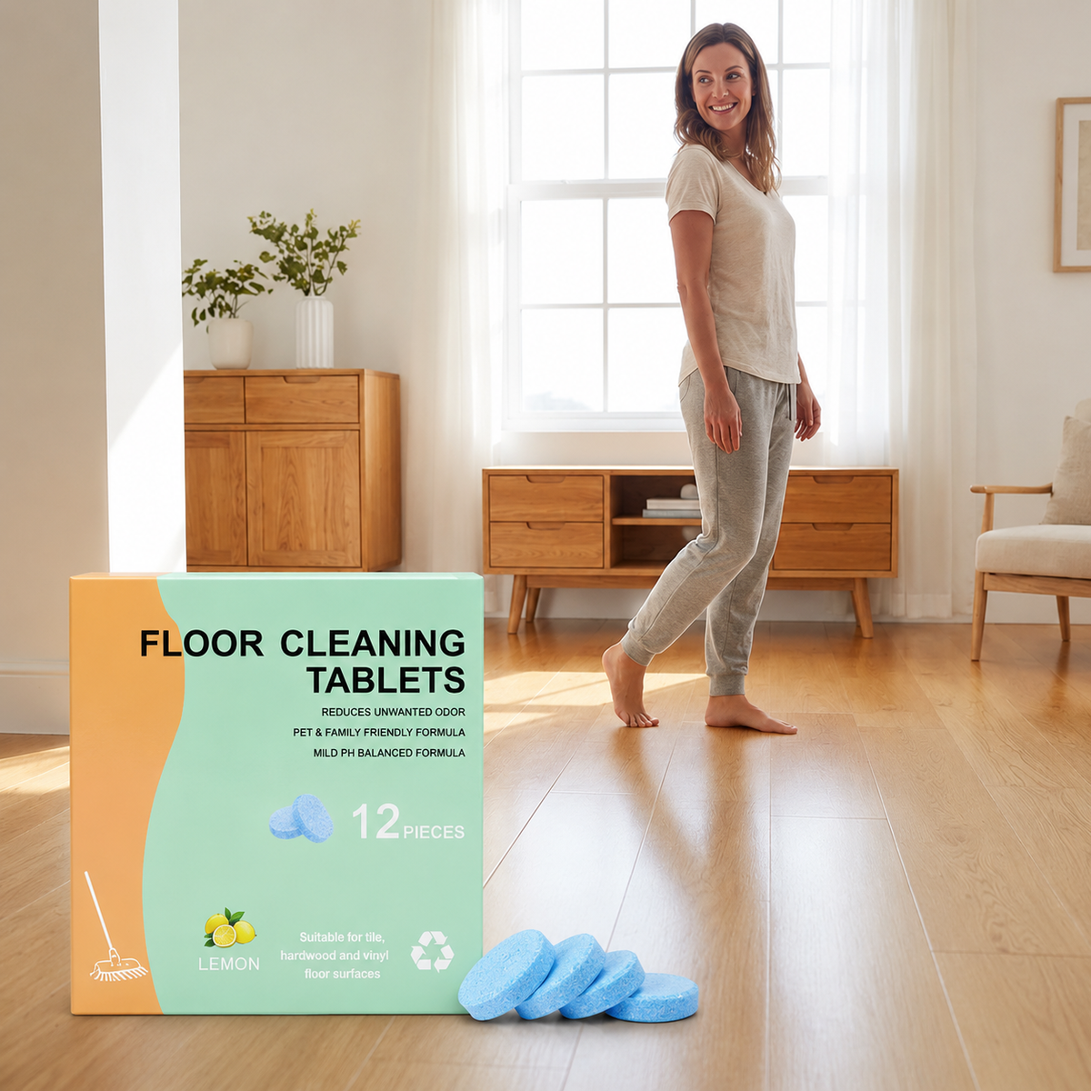 Multi-Surface Floor Cleaning Tablets