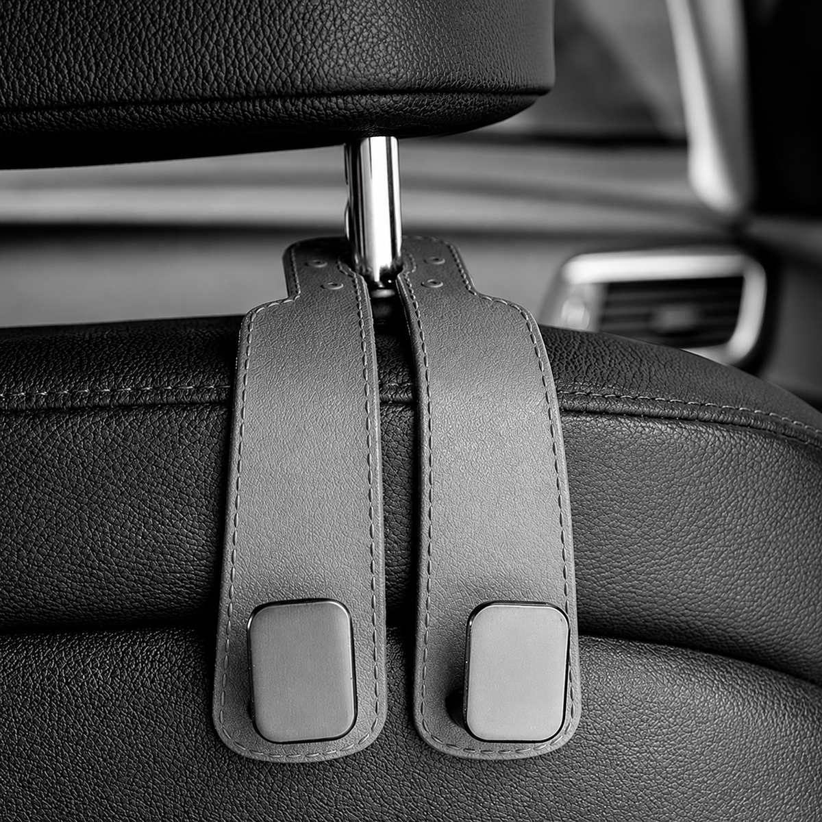 🔥Hot Sale 49% off🌟4 Counts Car Seat Headrest Hook, Improved Car Seat Back Double Hooks