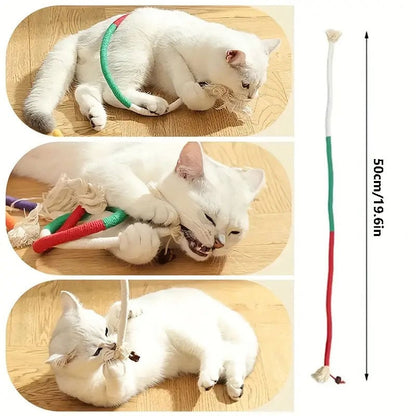 🔥Organic cotton chew rope toys for cats