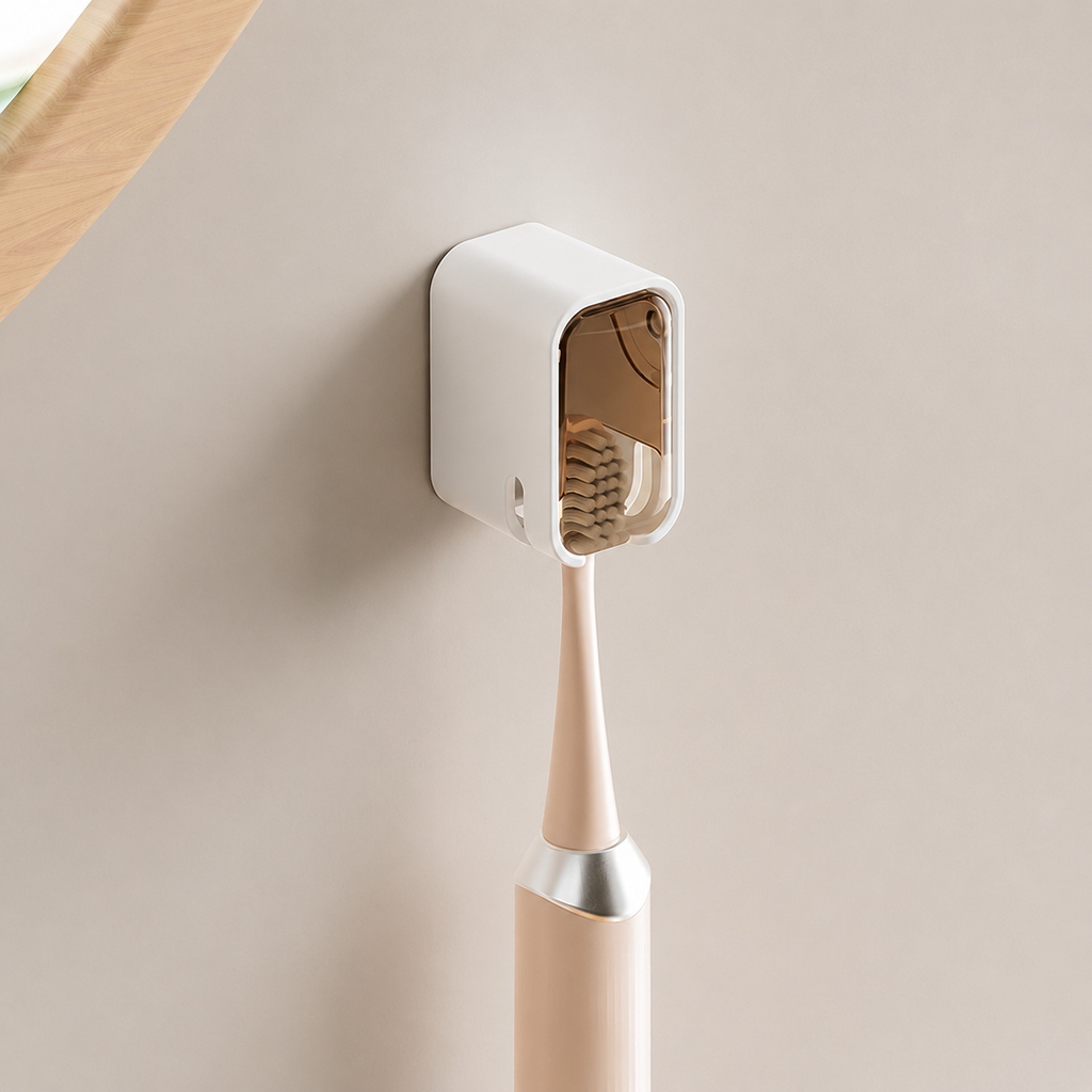 Wall-Mounted Dustproof Toothbrush Holder