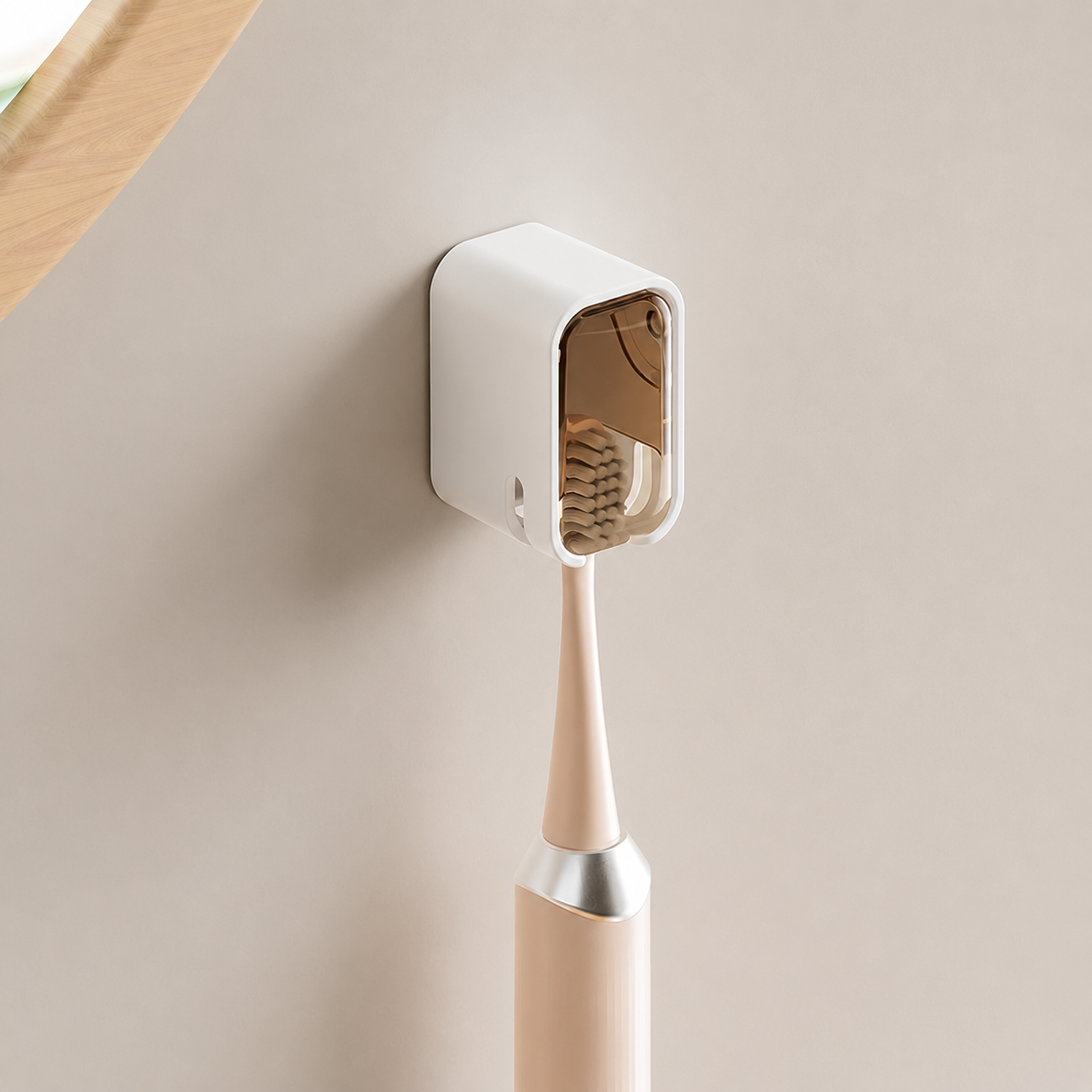 Wall-Mounted Dustproof Toothbrush Holder