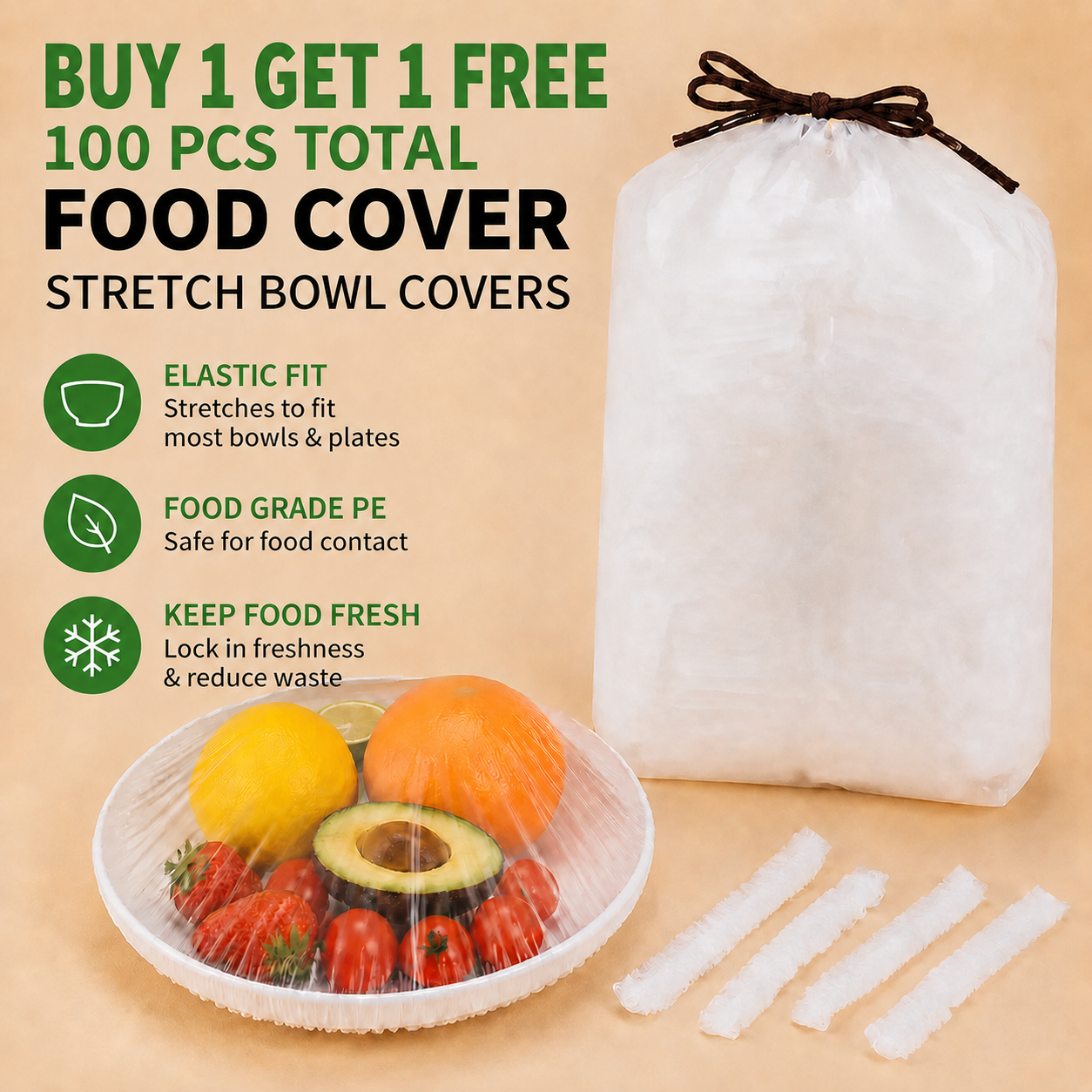 BUY 1 GET 1 FREE - 100 PCS