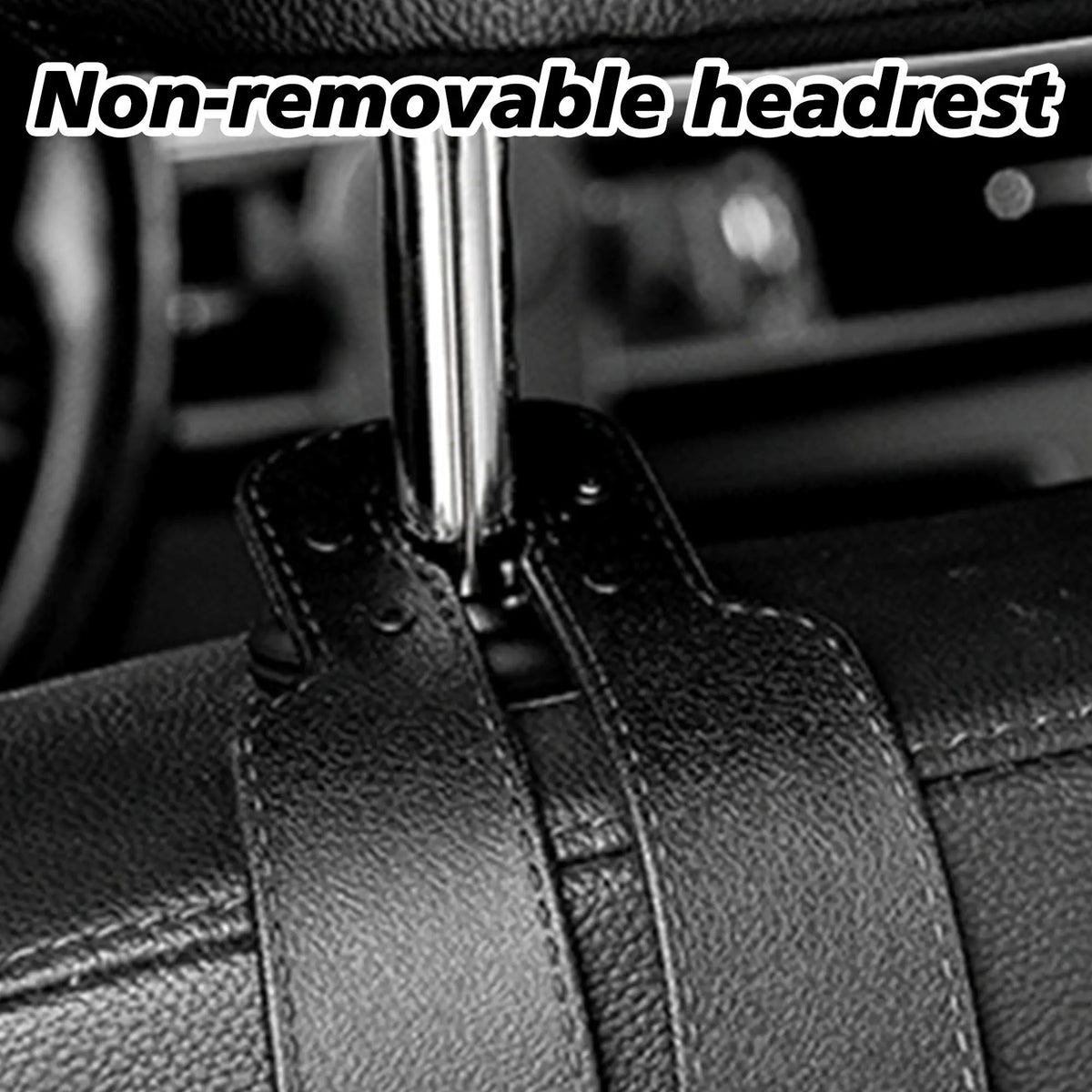 🔥Hot Sale 49% off🌟4 Counts Car Seat Headrest Hook, Improved Car Seat Back Double Hooks