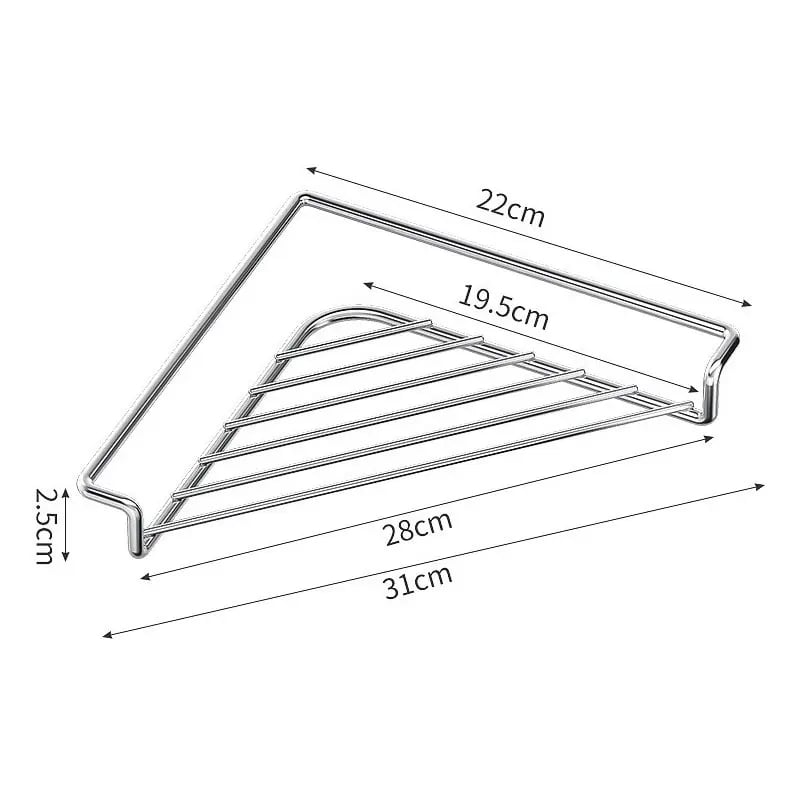 🔥Last Day BUY 1 GET 1 FREE💧Corner Sink Draining Shelf with Open Wire Rack Design