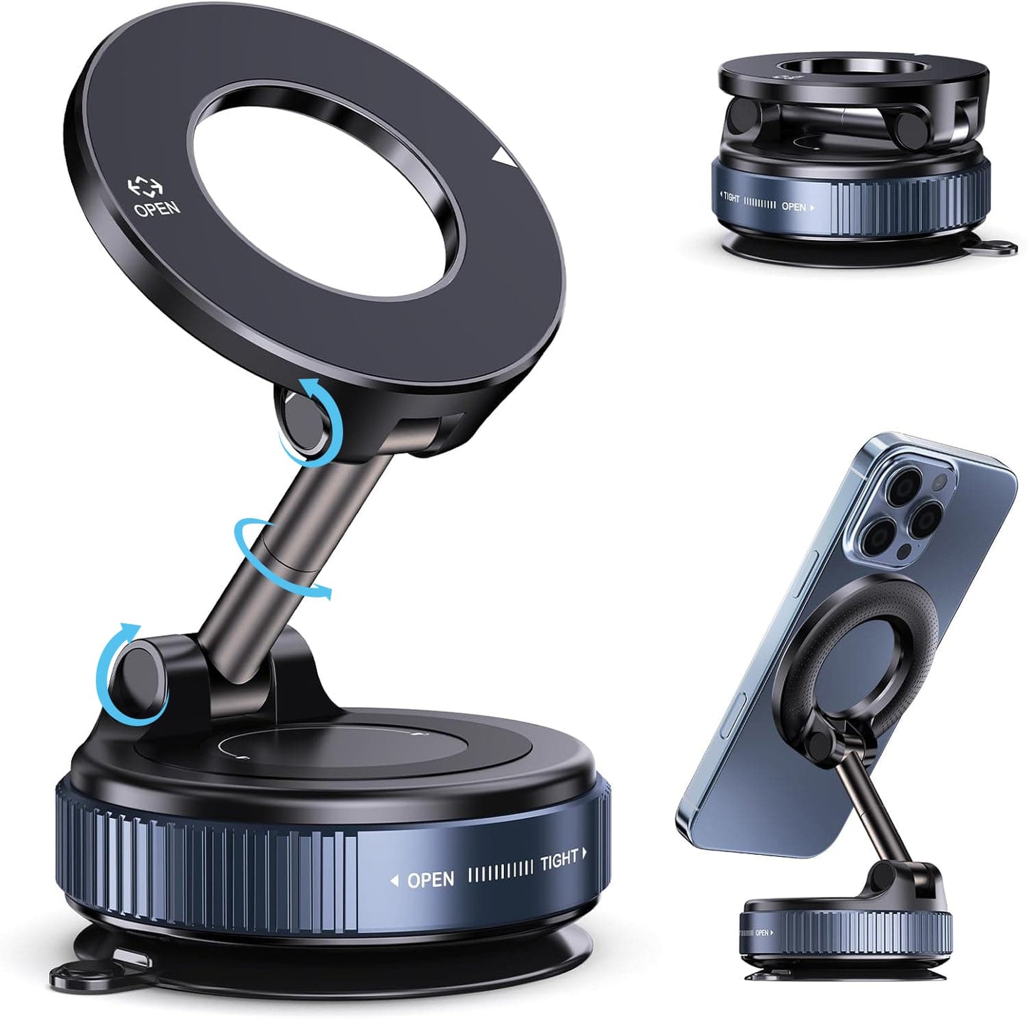 Vacuum Magnetic Phone Holders for Car