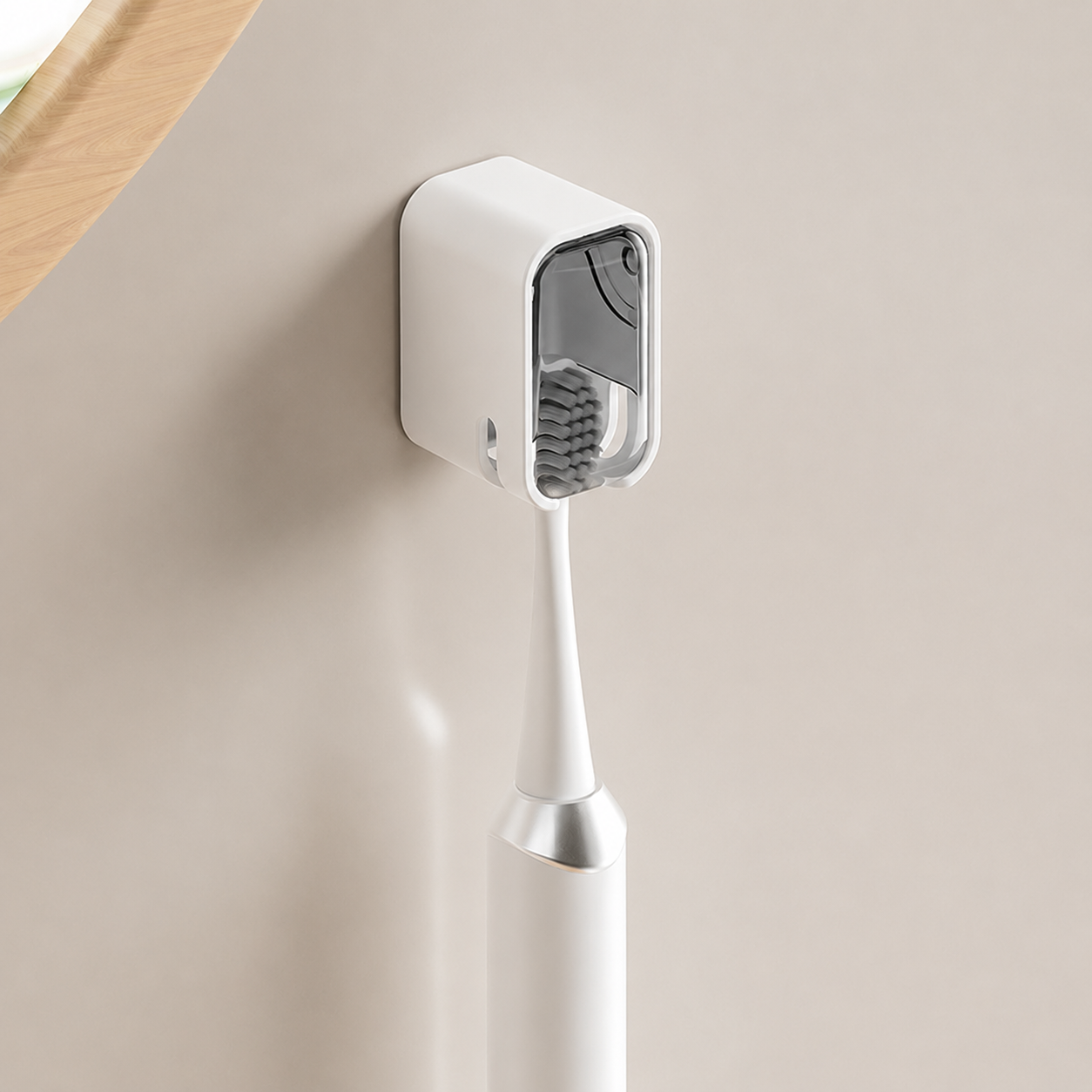 Wall-Mounted Dustproof Toothbrush Holder
