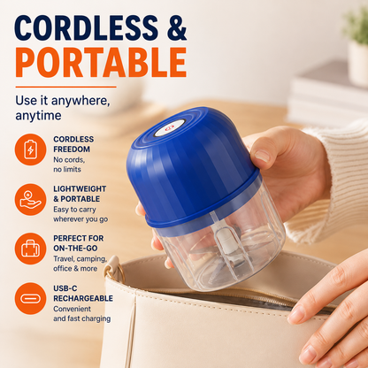 ⏳🍹The Powerful Mini Food Chopper That Makes Everyday Meal Prep Fast & Effortless