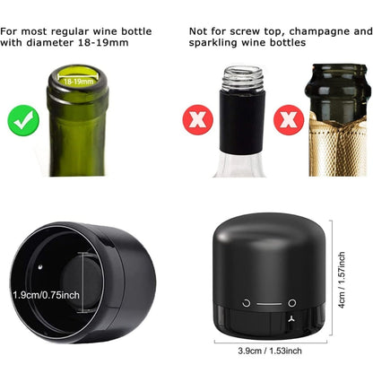 🔥Keep Your Wine Fresh for Longer – Automatic Wine Bottle Stopper