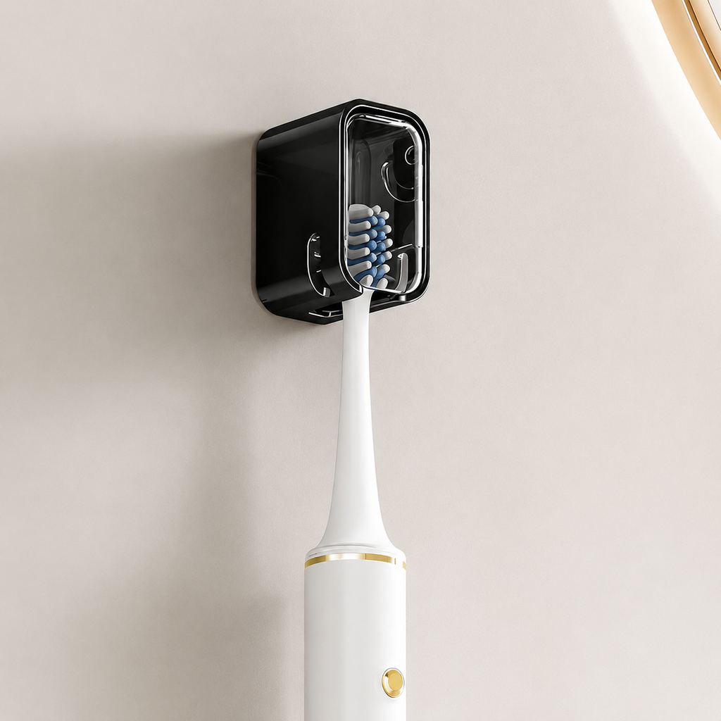 Wall-Mounted Dustproof Toothbrush Holder