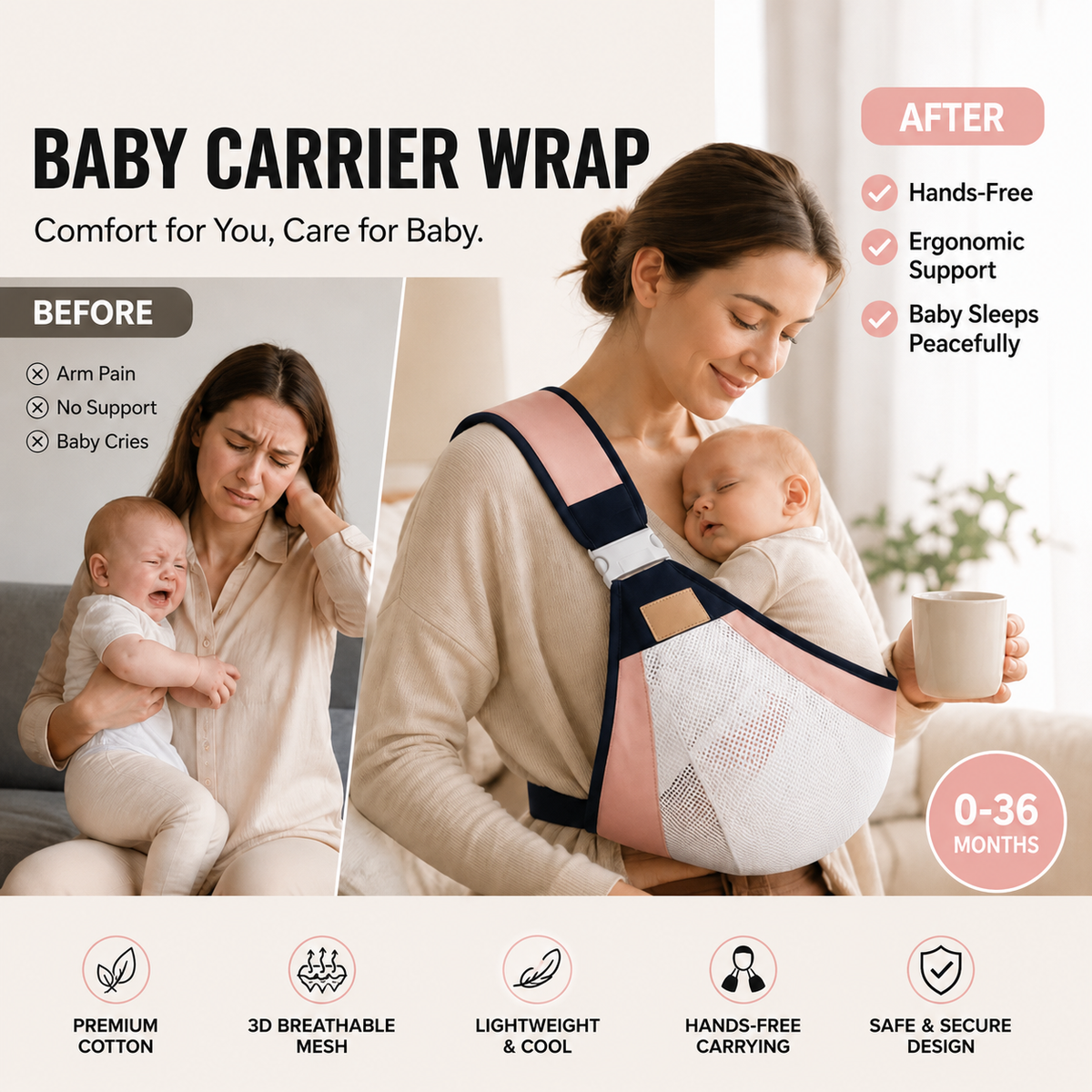 Lightweight Baby Carriers