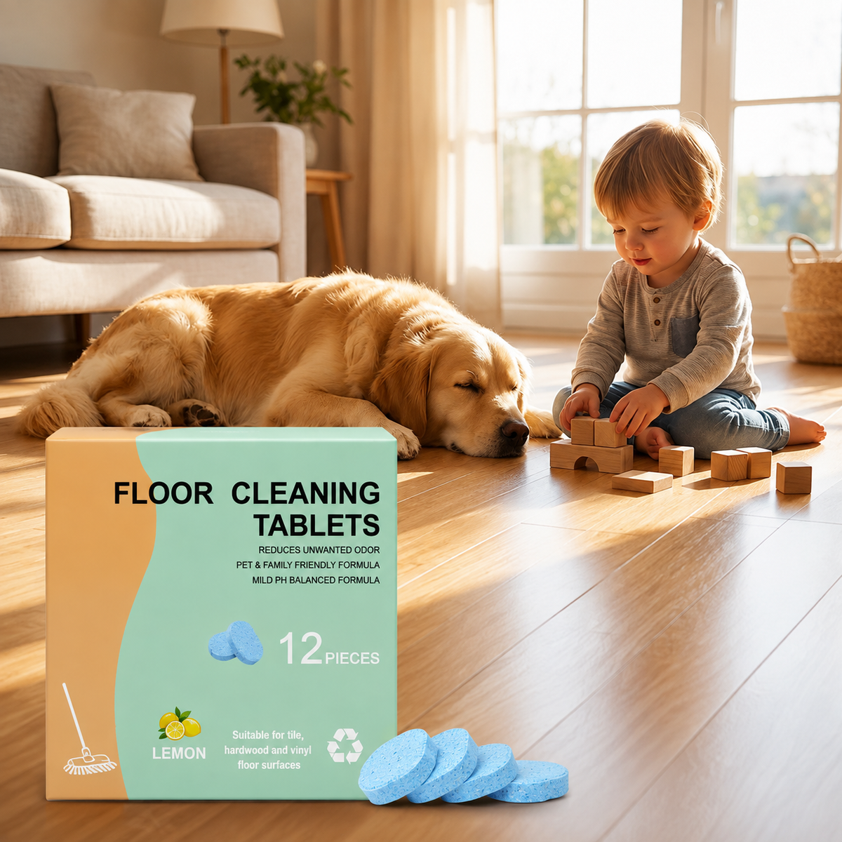 Multi-Surface Floor Cleaning Tablets