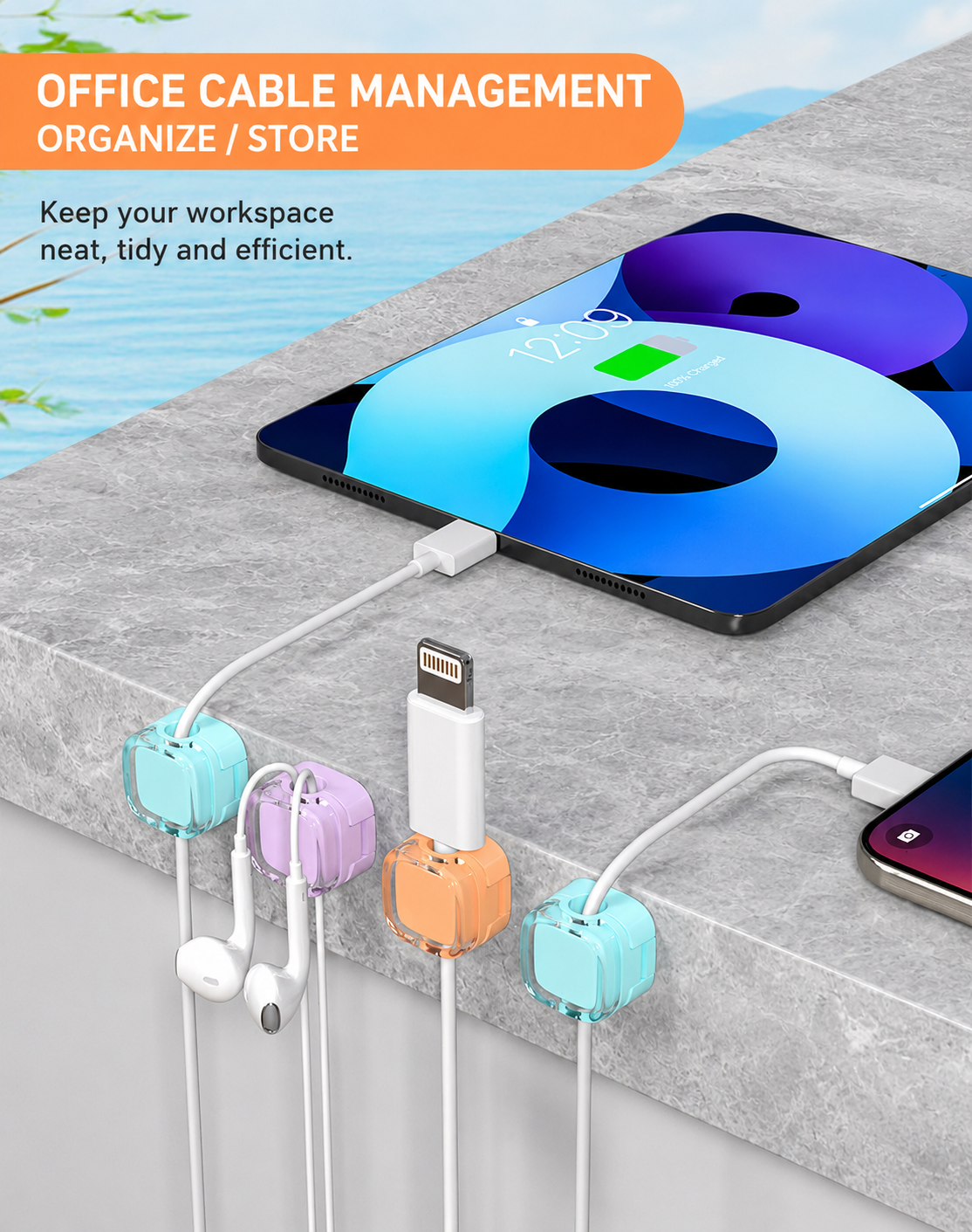 🎁Keep Every Cable Exactly Where You Need It