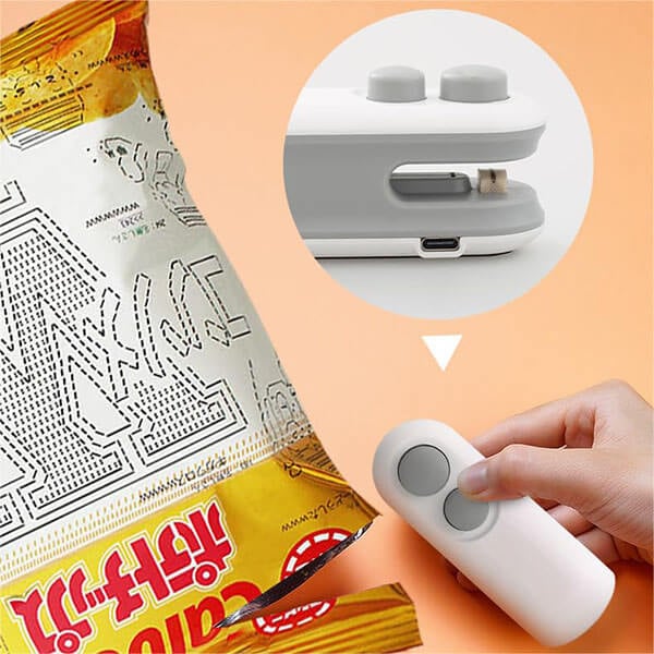 🎁 Upgraded Mini Bag Sealer – Seal & Cut Freshness in Seconds