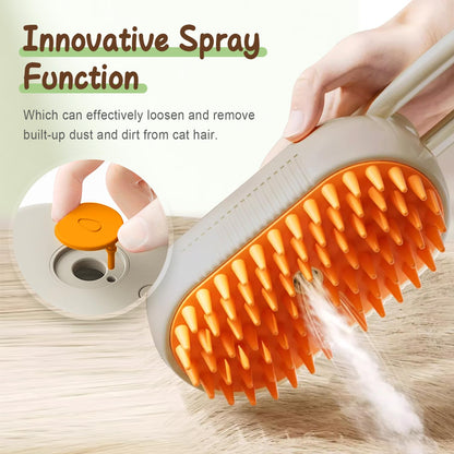 2-in-1 Pet Grooming Comb – Fine Mist Spray & Effortless Hair Removal