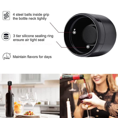 🔥Keep Your Wine Fresh for Longer – Automatic Wine Bottle Stopper