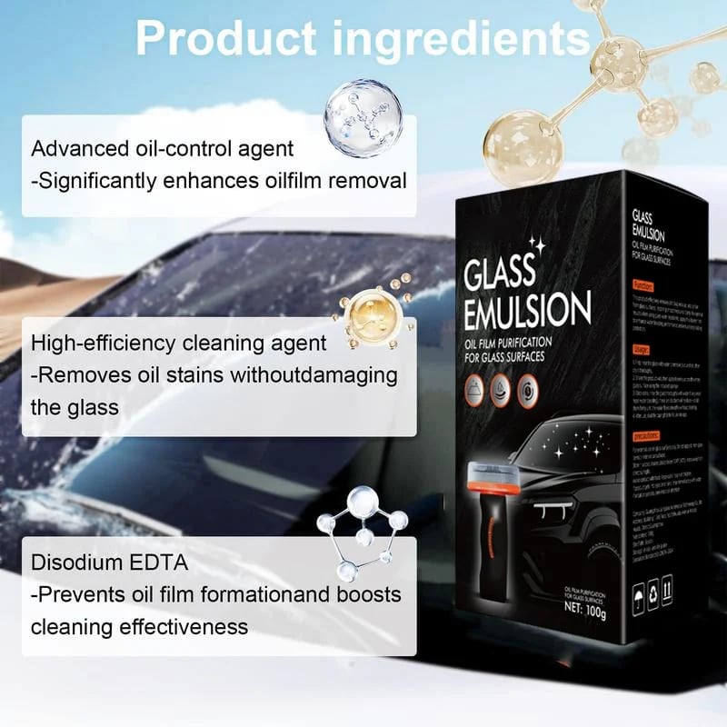 Hot Sale 49% OFF!!⚡50K+ SOLD!🔥🔥2026 Handheld Glass Oil-Film Remover