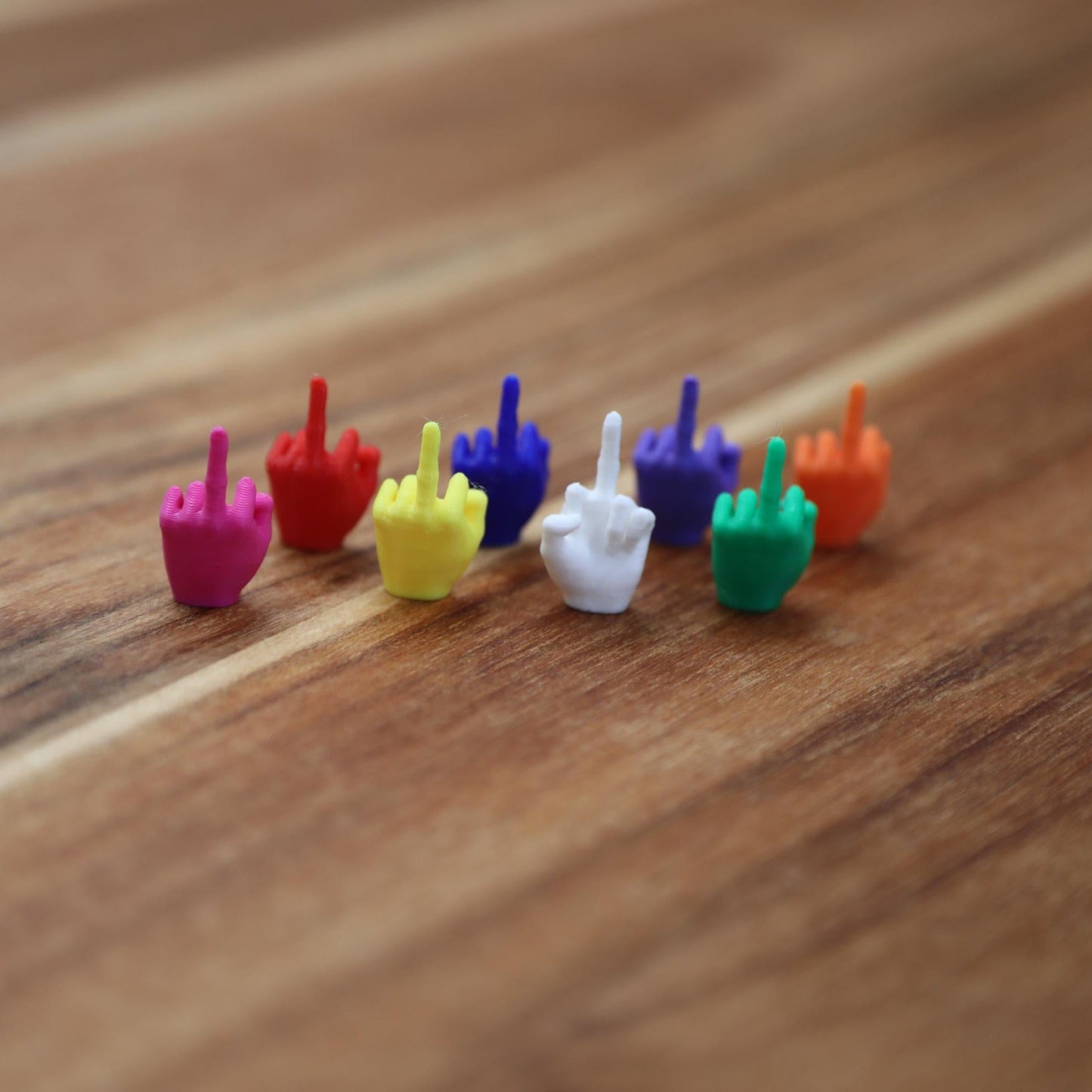 Mini middle finger fun decoration