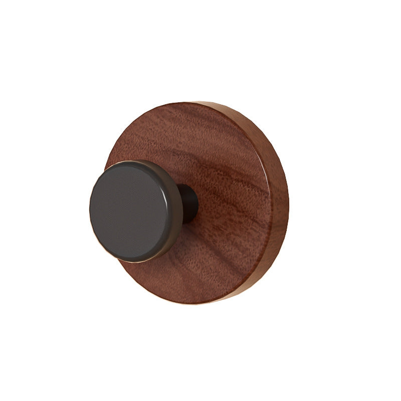 Walnut Wood-Style Wall Hook