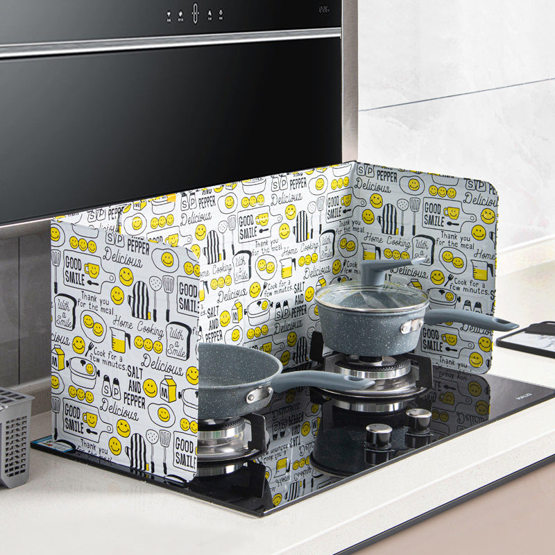 Foldable Aluminum Foil Kitchen Oil Splash Guard