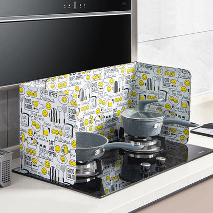 Foldable Aluminum Foil Kitchen Oil Splash Guard