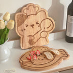 Cute Cartoon Wooden Serving Tray & Cutting Board