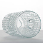 Textured Glass Soap Dispenser Bottle – 400ml