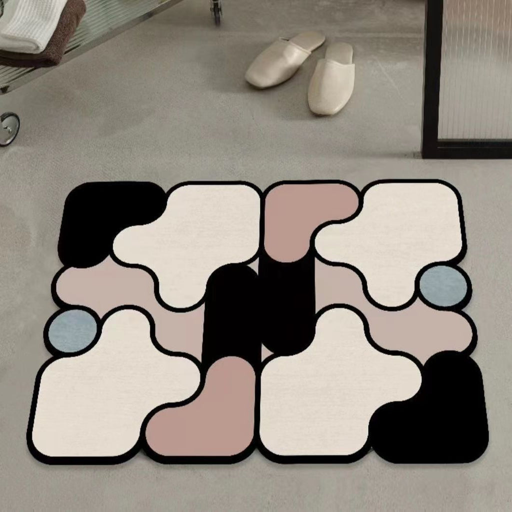 Quick-Dry Diatom Mud Bathroom Mat
