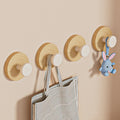 Walnut Wood-Style Wall Hook