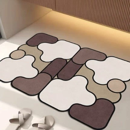 Quick-Dry Diatom Mud Bathroom Mat
