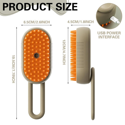 2-in-1 Pet Grooming Comb – Fine Mist Spray & Effortless Hair Removal