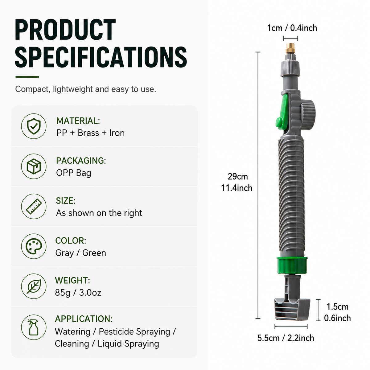 Turn Any Bottle Into a Powerful Sprayer  Pump. Press. Spray.
