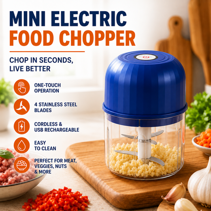 ⏳🍹The Powerful Mini Food Chopper That Makes Everyday Meal Prep Fast & Effortless