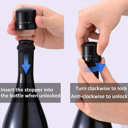 🔥Keep Your Wine Fresh for Longer – Automatic Wine Bottle Stopper